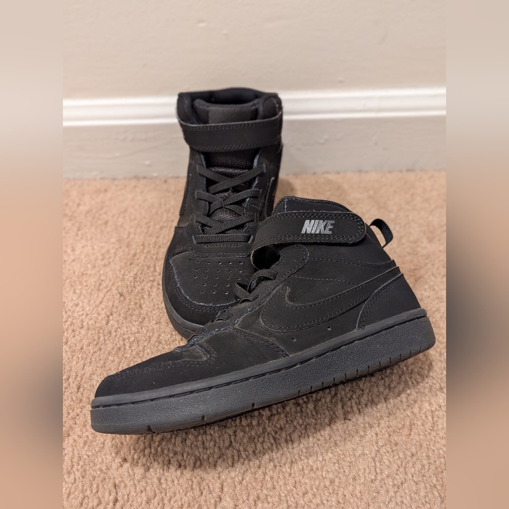 Nike Black Little Boys High-Top Sneakers